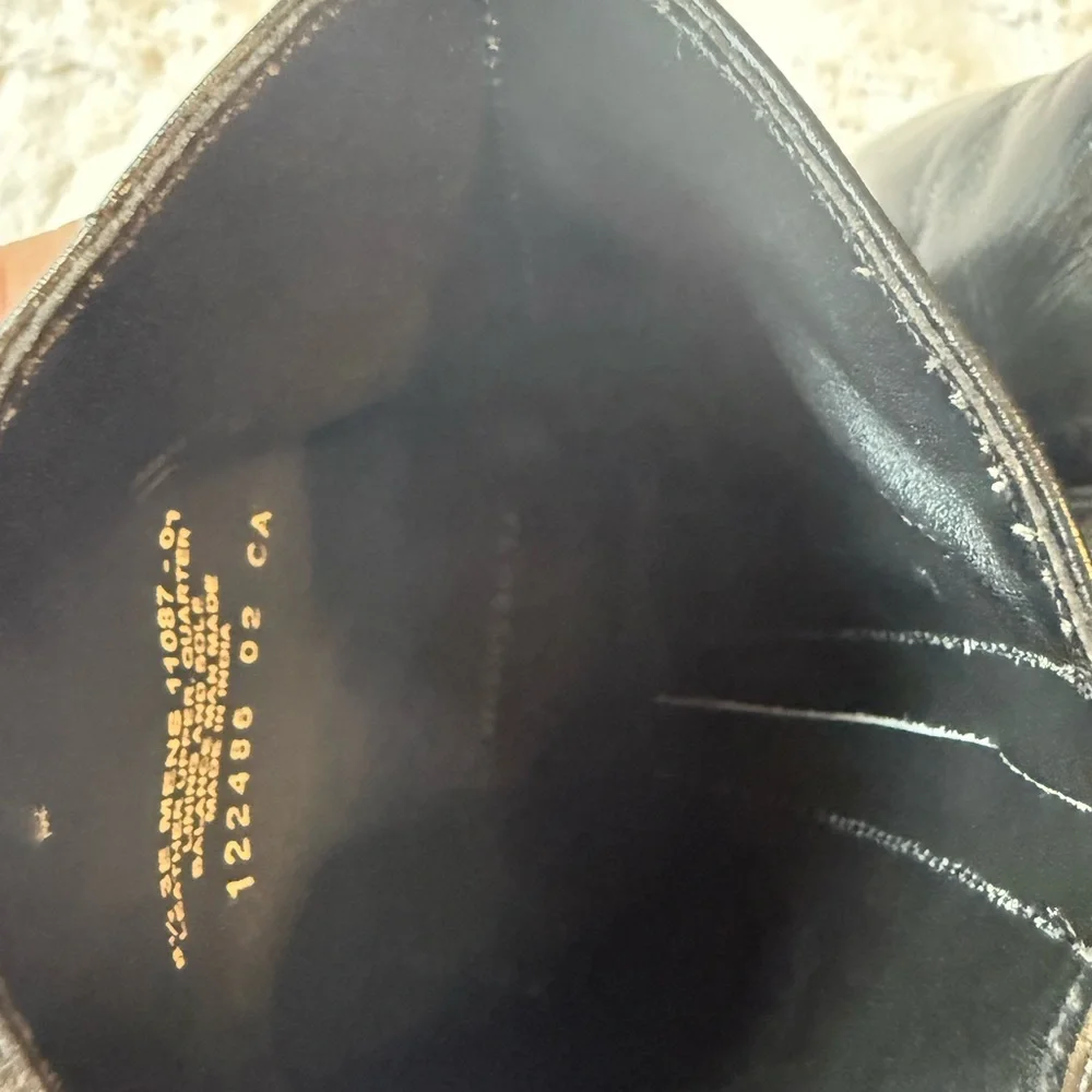 Florsheim Black Leather Beatle Men's Boots Size 8.5 - Picture 8 of 9